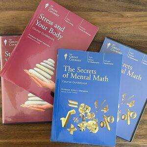 The Great Courses DVD Sets:  Secrets of Mental Math & Stress and Your Body